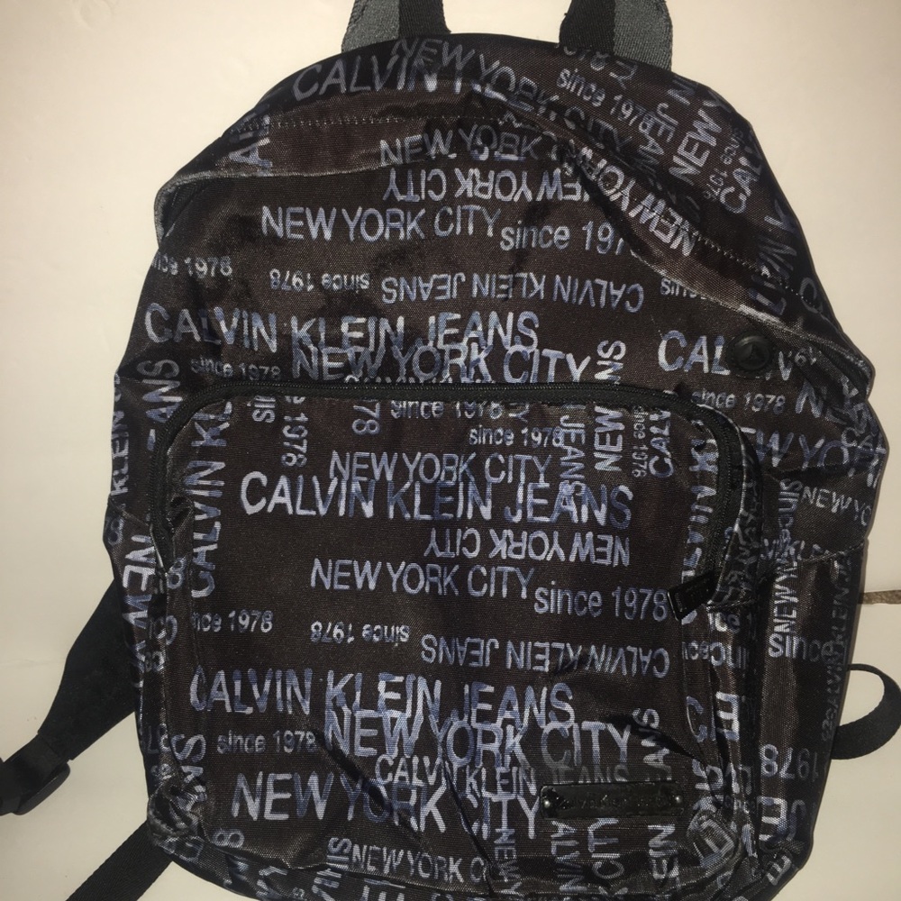 Calvin Klein logo backpack